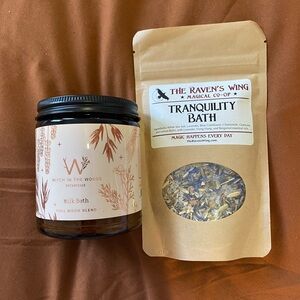 New Full Moon Blend Milk Bath and Tranquility Bath Duo